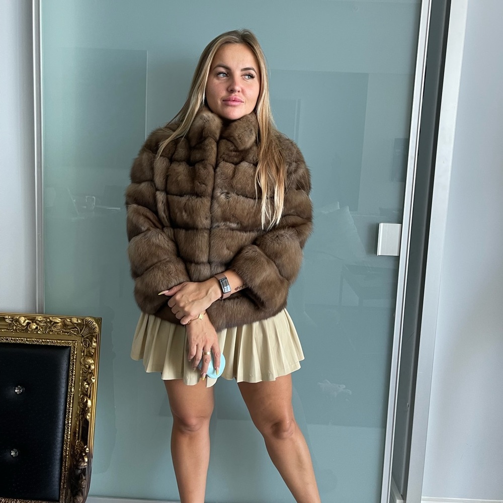 Russian Sobol Fur Coat Mint Condition